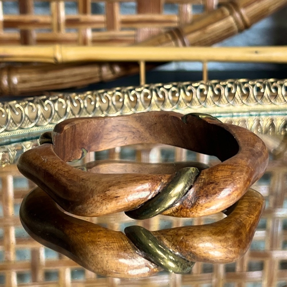 Vintage Wooden Bracelet